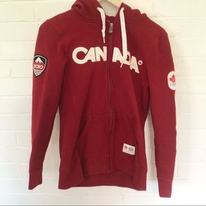 Hudson Bay 2010 Official Olympic zip up Canadian hoodie.
